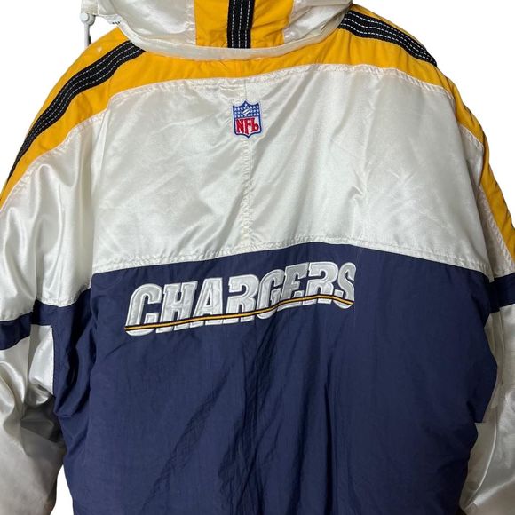 VTG Starter Pro Line San Diego Chargers NFL Puffer Jacket 3XL - Picture 3 of 6